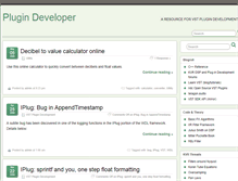 Tablet Screenshot of plugindeveloper.com